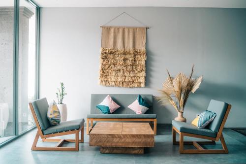 大厅, 贝斯塔科利文公寓 (Bestah Coliving) in 登巴萨