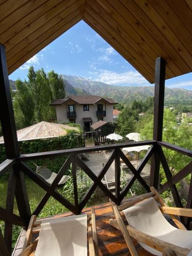 陽台/露台, Boutigue Hotel Nebesa in 俞蘇可娜