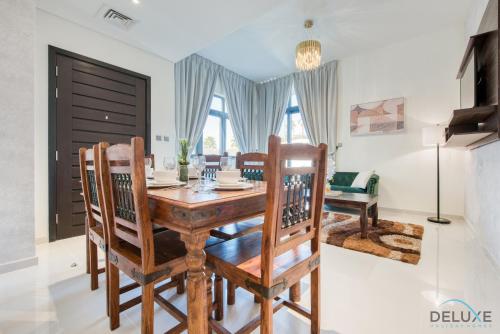 Facilities, Extensive 3BR Townhouse at Janusia Damac Hills 2 by Deluxe Holiday Homes in Damac Hills 2