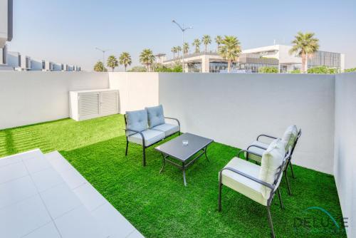 Facilities, Extensive 3BR Townhouse at Janusia Damac Hills 2 by Deluxe Holiday Homes in Damac Hills 2