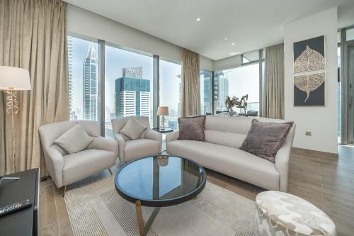 Luton Vacation Homes - Luxury & High floor 2BR , Jumeirah Living Marina Gate 3 - 48AB07, Dubai (photo 6)