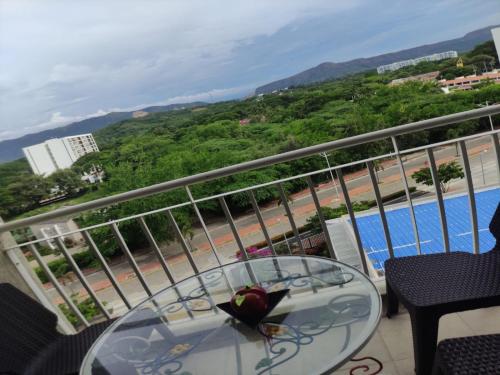 Balcony/terrace, INCREIBLE APARTAMENTO Puerto Azul Club House RICAURTE in Ricaurte