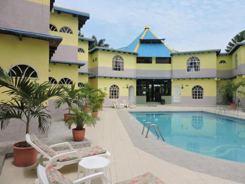 餐廳, Hotel Puerto Gaviota in 阿塔卡梅斯