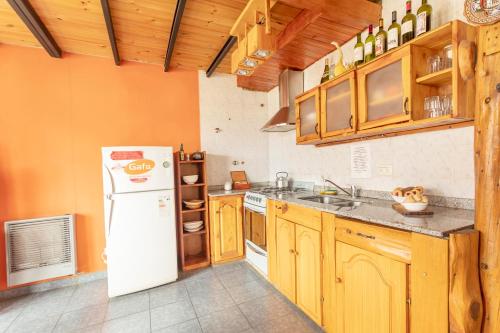 주방, Hostel Luna Country in 엘 찰텐