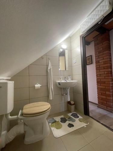 Bathroom, Perenyi Pince es Vendeghaz Hajos in Hajós