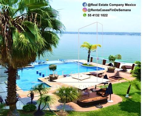 Quinta Mykonos, Tequesquitengo Morelos 16 personas.