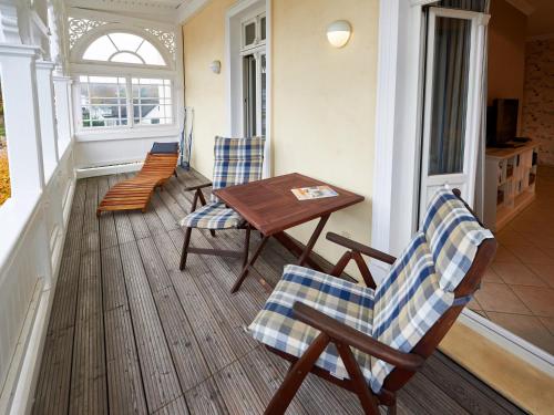 Balcony/terrace, Villa Fernsicht - Apt. 05 in Ostseebad Sellin