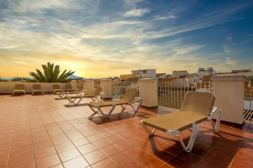 Balcony/terrace, Hostal Loreto in Denia Old Town