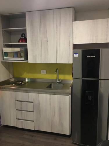 Loft-type accommodation in Chapinero alto