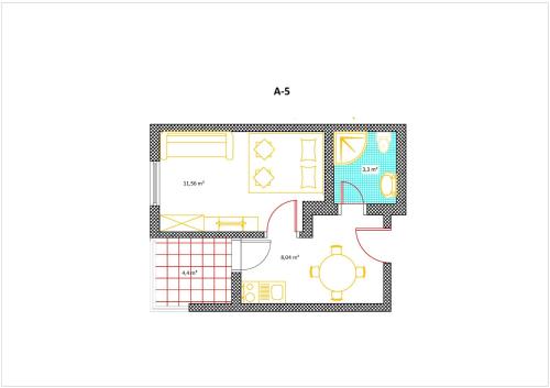 1 queen bed, 1 sofa bed
