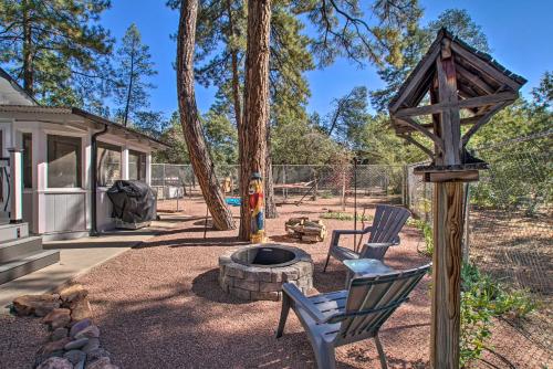 Peaceful Payson Home with Yard and Fire Pit!