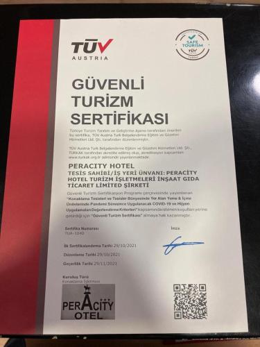 Instalaciones, Peracity Hotel in Ankara