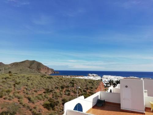 Erkély/terasz, Isleta del Moro VISTAS MAR Terraza exclusiva 60 m2 WIFI in La Isleta Del Moro