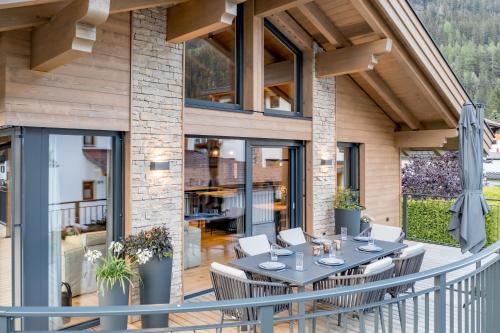 阳台/露台, Alpenchalet Tirol in 朗根费尔德