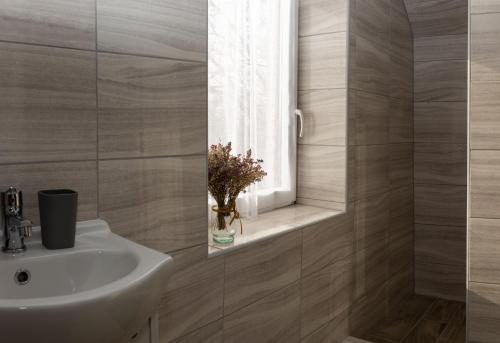 Bathroom, Takacs Pince apartman in Hajós