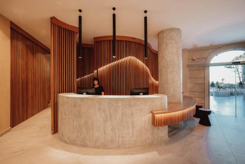 Lobby, Eliros Mare Beachfront Poem Hotel in Gerogioupoli