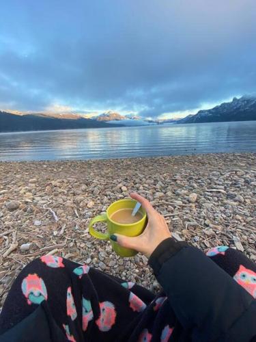 ชายหาด, Cabaña frente al lago Meliquina (Cabana frente al lago Meliquina) in บียา ลาโก เมลิกีนา