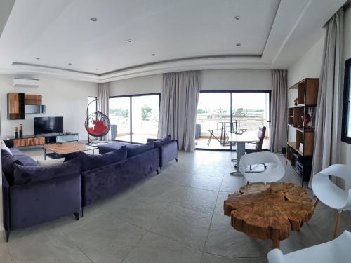 Instalaciones, Villa Bolati, avec piscine, jacuzzi, jardin et vue in Grand-Bassam