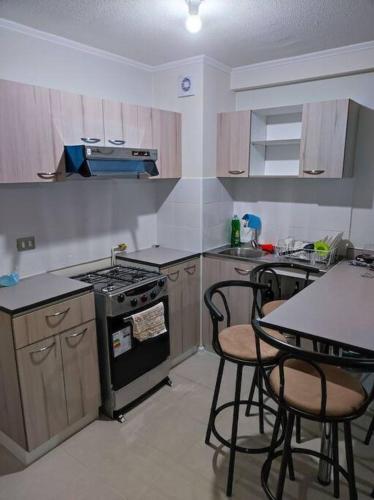 Comodo departamento en La Serena a 3 minutos del Faro, ideal para 6 y hasta 8 personas.