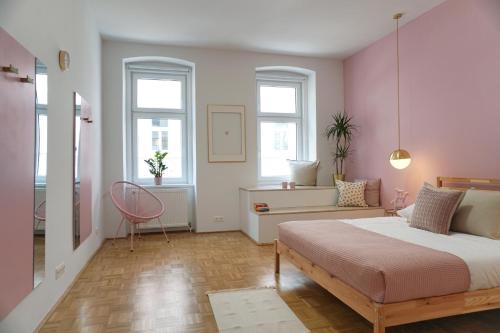 Vibrant Design Apartments - Full Kitchen - Wi-Fi - 18 Mins to City Centre, Vídeň (fotografie 6)