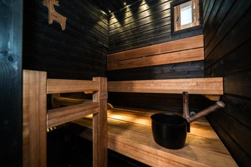 Sauna, Lomamökki, loistava sijainti (Lomamokki, loistava sijainti) in Syote