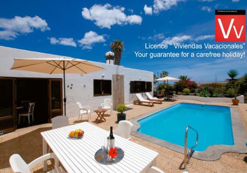 Kolam renang, Casa Azmira del Mar in Los Cocoteros