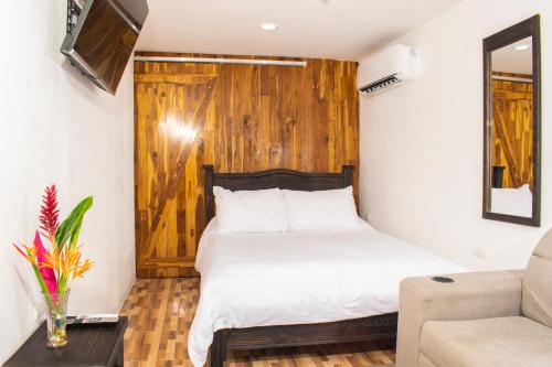 1 double bed