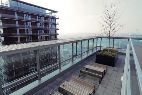 Triiiple Suites Level 22 mit Balkon und Tiefgarage, Vídeň (fotografie 4)