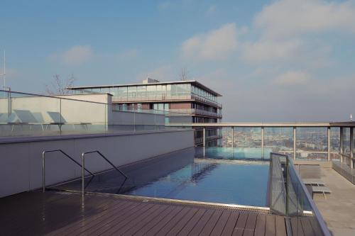 Triiiple Suites Level 22 mit Balkon und Tiefgarage, Vídeň (fotografie 6)