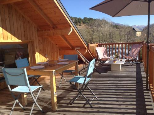 Balkons/terase, La Rawette in Puy-Sanieres