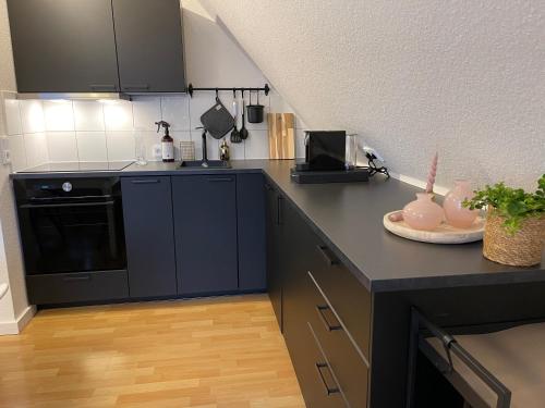 ห้องครัว, Ferienwohnung in Bad Bramstedt in บัด บรัมชเตดท์