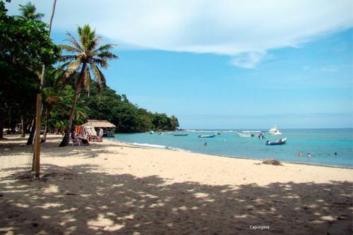 Strand, Hotel Puerta Azúl Capurganá (Hotel Puerta Azul Capurgana) in Capurgana
