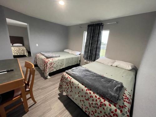 4 double beds
