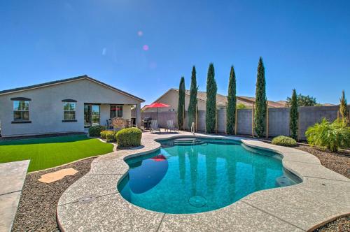 Pool and Covered Patio San Tan Valley Home