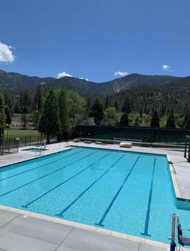Swimming pool, The Old Bear BnB in Pine Mountain Club (CA)