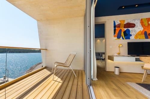陽台/露台, 希貝尼克D度假酒店 (D-Resort Sibenik) in 史賓尼克舊城