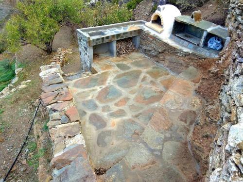 Traditional stone house 1bedroom, sea view, Syros