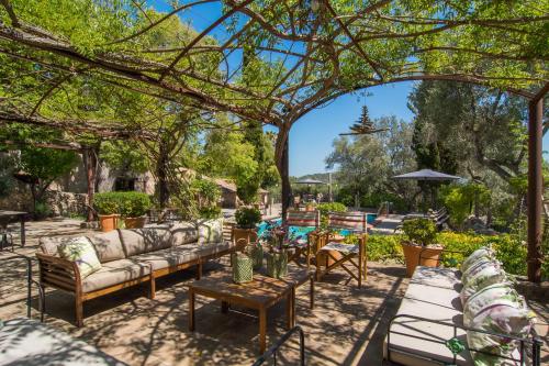 tuin, Agroturismo Son Penyaflor in Binissalem
