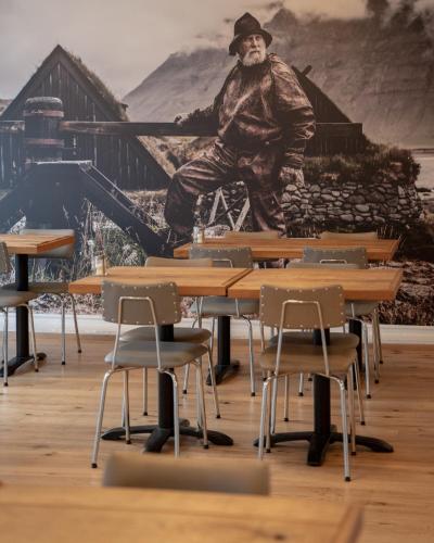 餐廳, Fisherman Guesthouse Sudureyri in 薩杜雷里