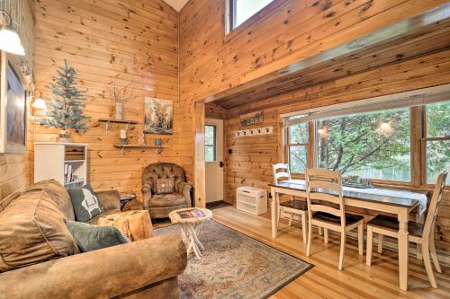 . Pet-Friendly Adirondack Cabin w/ On-Site Lake