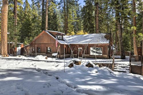 Tahoe Vista Cabin with Deck 1 Mi to Kings Beach!