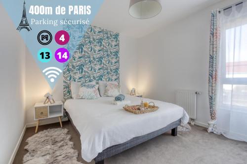 Au Calme. Apartment with free parking - Location saisonnière - Saint-Ouen-sur-Seine