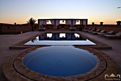 A szálláshely kívülről, Sunrise Palace Merzouga in Hassilabied