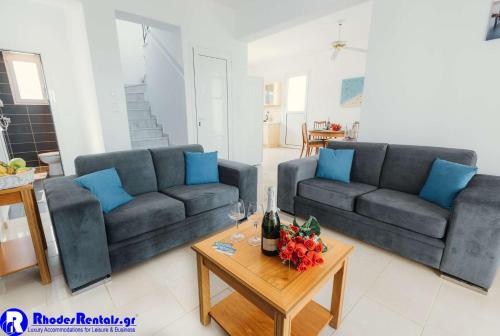 Executive Rhodes Villa Villa Gennadi 2 Bedroom Villa Private Pool Sea View Gennadi - image 2