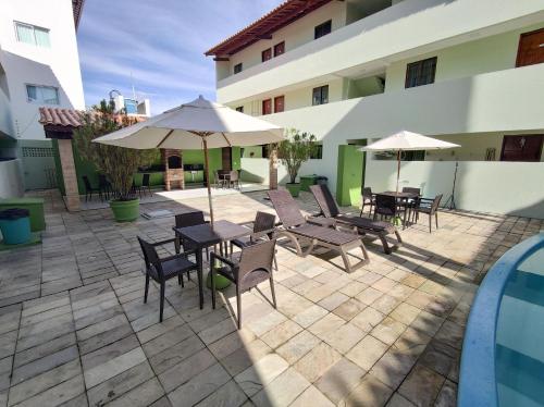 Praia Residence 104B - Apto 2 qts 80 mts do mar e 250 mts da Vila de Porto