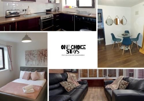 Four Bedroom House by One Choice Stays Serviced Accommodation Leicester- Perfect for large groups and families gîte à louer Ramada Jarvis Leicester