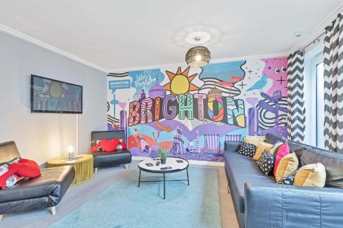 Brighton's Best BIG House - Large Group House - 4 Bedrooms 3 Bathrooms - Roof Terrace - City Centre - main image