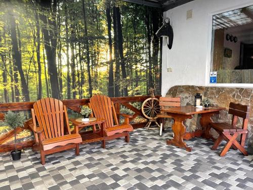 Apartments with kitchen and garden