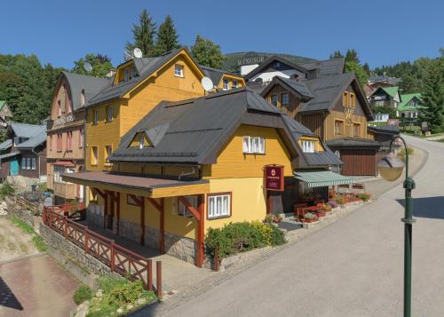 A szálláshely kívülről, U Komarku in Spindleruv Mlyn