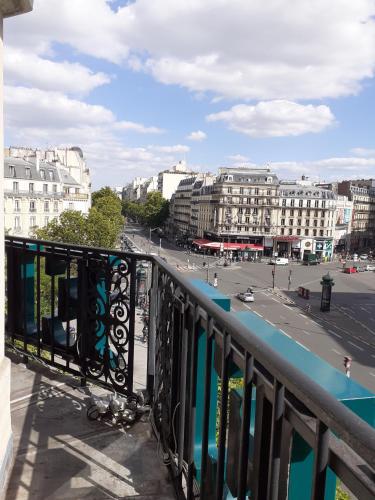 Balcony/terrace, Hotel Edouard VI near Le Bon Marche Department Store